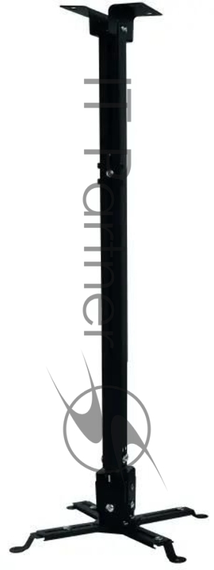 Кронштейн для проектора Buro PR04-140B черный макс.15кг потолочный поворот и наклон