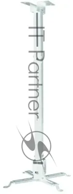 Кронштейн для проектора Buro PR04-140W белый макс.20кг потолочный поворот и наклон
