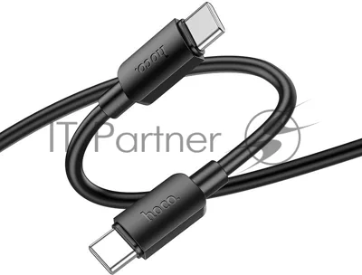 Кабель Hoco X96 Hyper TYPE-C TO TYPE-C USB Type-C (m)-USB Type-C (m) 1м черный коробка