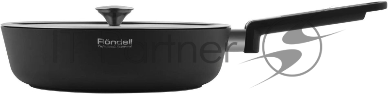 Сотейник Rondell Modern RDA-1724, 28 см, с крышкой, черный