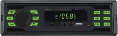 Автомагнитола Digma MCP-225G, 1 DIN, Bluetooth, USB Type-A, AUX