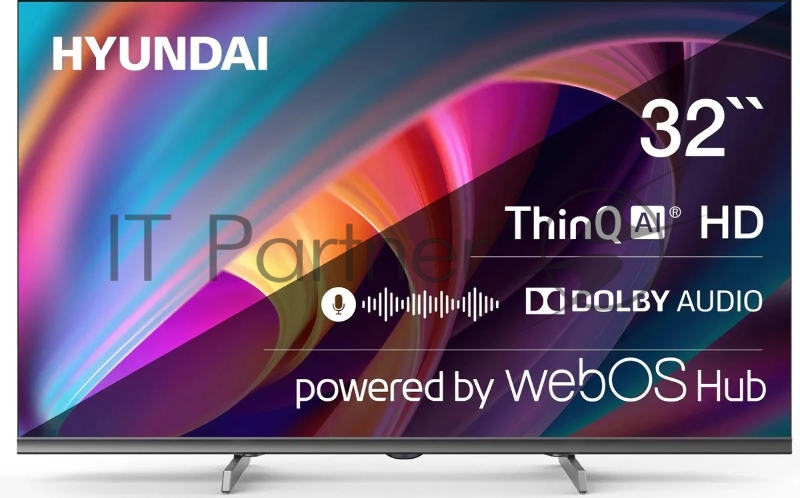 Телевизор Hyundai 32" H-LED32BS5100 черный/серый LED HD 60Hz WebOS 1.5GB/8GB