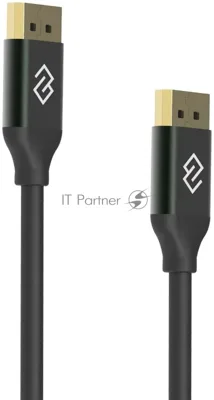 Кабель аудио-видео Digma V1.4 DisplayPort (m)/DisplayPort (m) 1.5м. черный (D-DP-V1.4-1.5M)