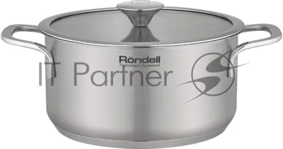 Кастрюля Rondell Modern RDS-1746, 2л, 18см, с крышкой, стальной