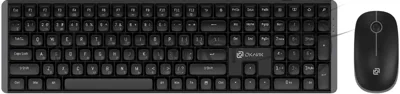 Комплект клавиатура+мышь Oklick S315W беспроводной, USB, 1600 DPI, чёрный