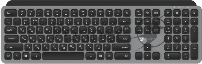 Клавиатура Oklick K859W беспроводная, радиоканал, серый