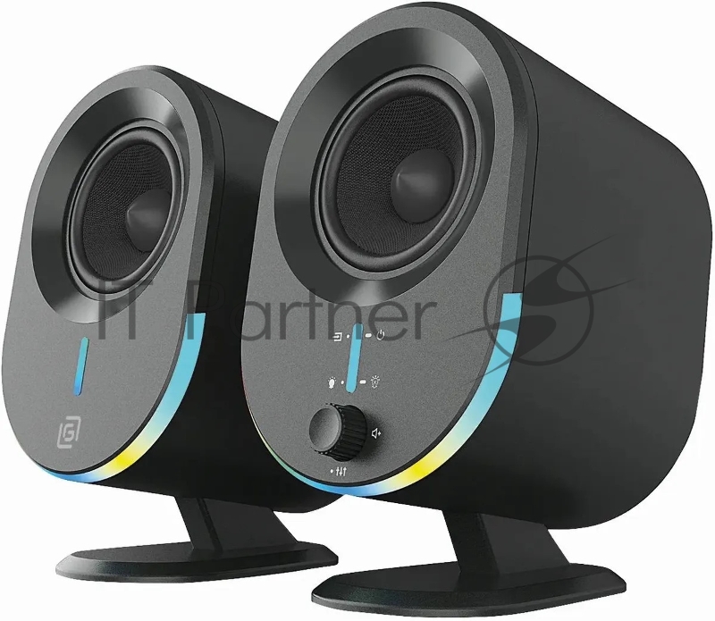 Акустическая система Оклик OK-303A 2.0 черный 20Вт BT