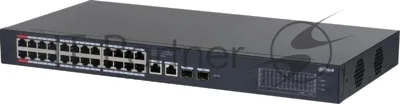 Коммутатор Dahua DH-CS4228-24GT-375, 24×1 Гбит/с + 2×1 Гбит/с Combo + 2×1 Гбит/с SFP, управляемый