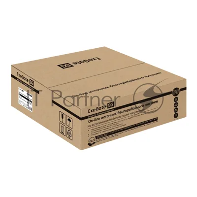 Источник бесперебойного питания ExeGate PowerExpert ULS-575-6kVA.LCD.AVR.T.USB.RS232.SNMP.2U / 6000 ВА / 6000 Вт / клеммы