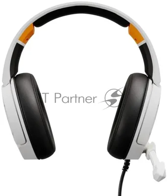 Гарнитура Oklick HS-L710G белый/чёрный, проводная, USB, подсветка