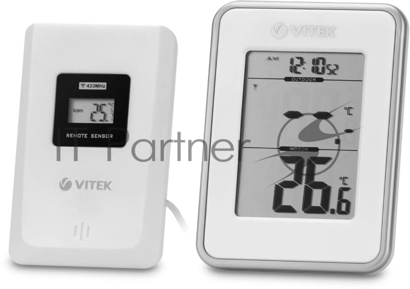 Погодная станция Vitek VT-6408 серебристый
