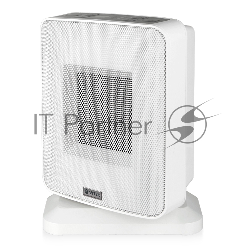 Тепловентилятор Vitek VT-2066 серый, 1500 Вт, 20 м2, термостат, дисплей
