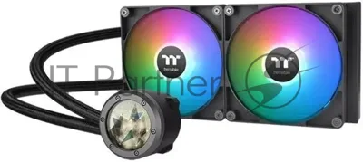 Система жидкостного охлаждения Thermaltake TH280 V2 Ultra ARGB Sync черный, 280 мм, 2x140 мм, 500-2000 об/мин, 4 pin PWM, ARGB