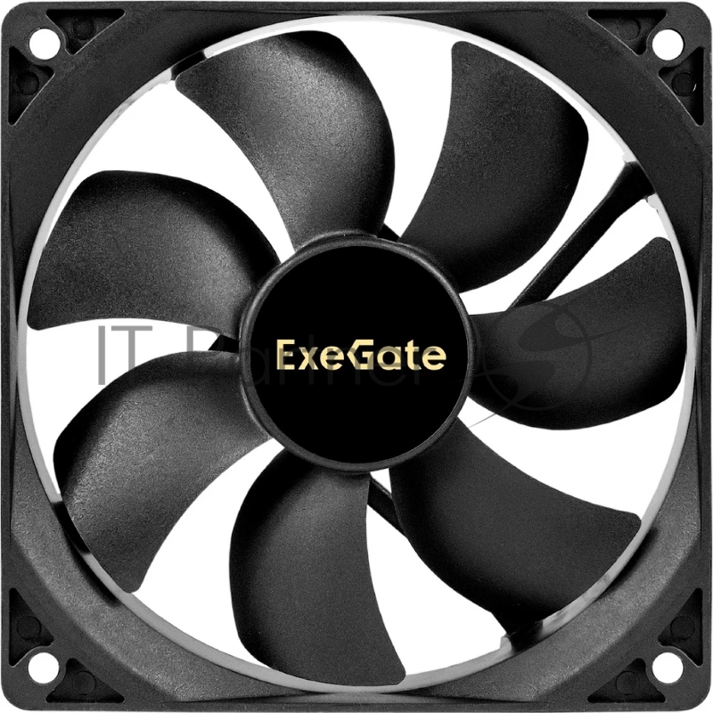 Вентилятор для корпуса ExeGate ExtraSilent ES12025S3P черный, 120 мм, 1300 об/мин, 22 дБ, 3 pin