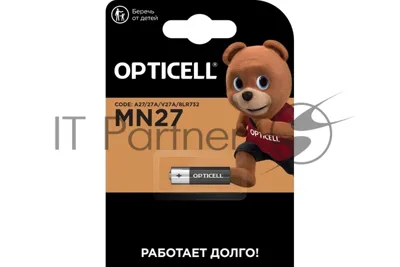 Батарея Opticell Specialty MN27 (1шт) блистер