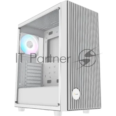 Компьютерный корпус Ocypus Gaммa C70 WH ARGB ATX/win/белый/4 ARGB fans/no PSU/Tempered Glass