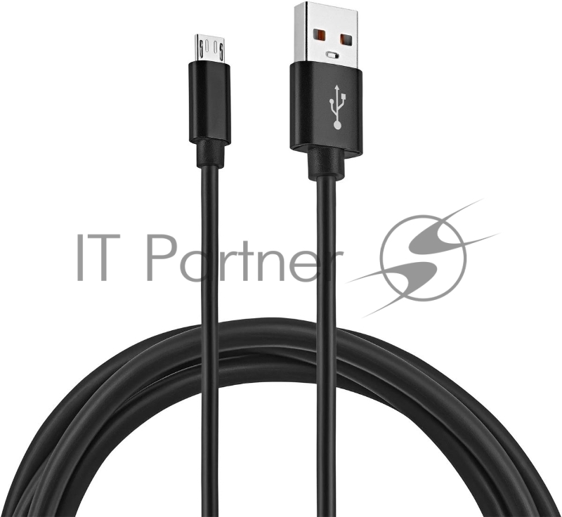 Кабель KingPrice KP-microUSB-2.4A-2m USB (m)-micro USB (m) 2м черный