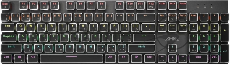 Клавиатура проводная GMNG GG-KB815X (1913914), USB, черный + белый