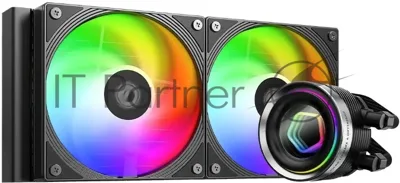 Система жидкостного охлаждения ID-Cooling FX240 INFINITY ARGb черный 120мм алюминий+медь 2000rpm 27.2db 4-pin 300W