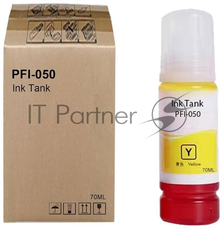 Картридж струйный Canon PFI-050Y 5701C001 желтый (70мл) для Canon imagePROGRAF TC-20M