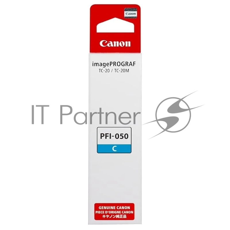 Картридж струйный Canon PFI-050C 5699C001 голубой (70мл) для Canon imagePROGRAF TC-20M