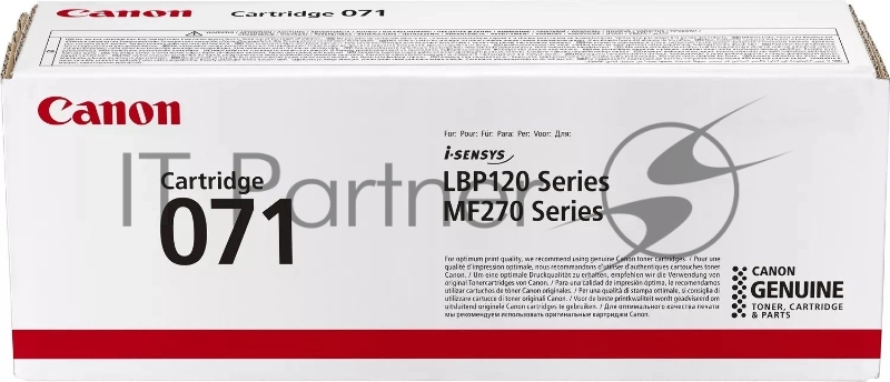 Картридж лазерный Canon 071 5645C002 черный (1200 стр.) для Canon i-SENSYS LBP122dw/MF272dw/MF275dw