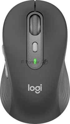 Мышь беспроводная Logitech M750 графитовый, 4000 dpi, радиоканал, Bluetooth, USB, кнопки - 5