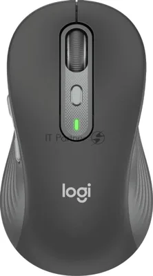 Мышь беспроводная Logitech M750 L Large графитовый, 4000 dpi, радиоканал, Bluetooth, USB, кнопки - 5