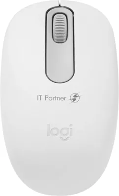 Мышь беспроводная Logitech M196 белый, 1000 dpi, Bluetooth, кнопки - 3