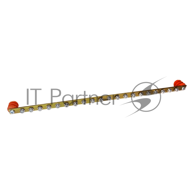 Шина заземления Lanmaster TWT-EBARH-1U-15X3/20 дл.482мм шир.15мм