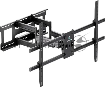 Кронштейн для телевизора ONKRON M10 черный 42"-110" макс.100кг настенный поворотно-выдвижной и наклонный