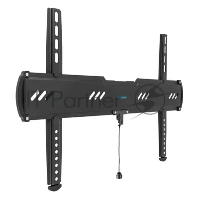 Кронштейн для телевизора Kromax Ultra Slim-100, 32"-90", макс. 55кг, настенный, фиксированный черный
