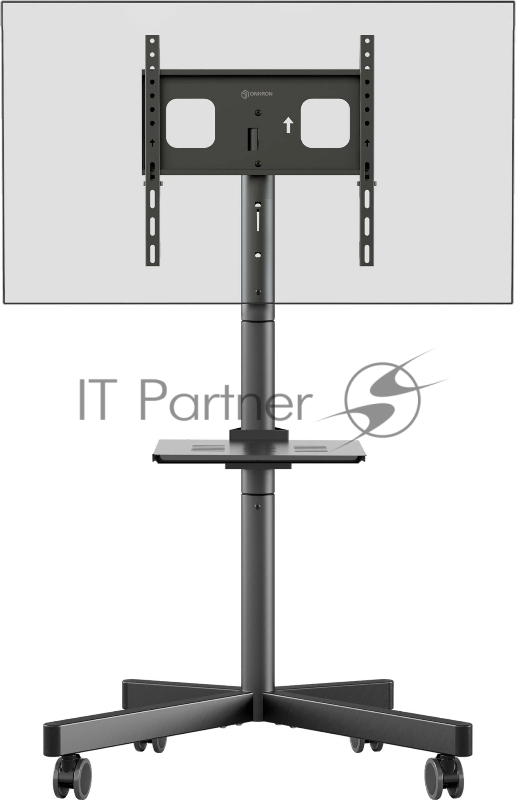 Стойка для телевизора ONKRON TS1137 черный 23"-60" макс.45кг напольный мобильный