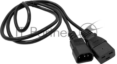 Шнур питания Lanmaster LAN-PP19/14-1.8-BK C19-С14 проводник.:3x0.75мм2 1.8м 220В 10А черный