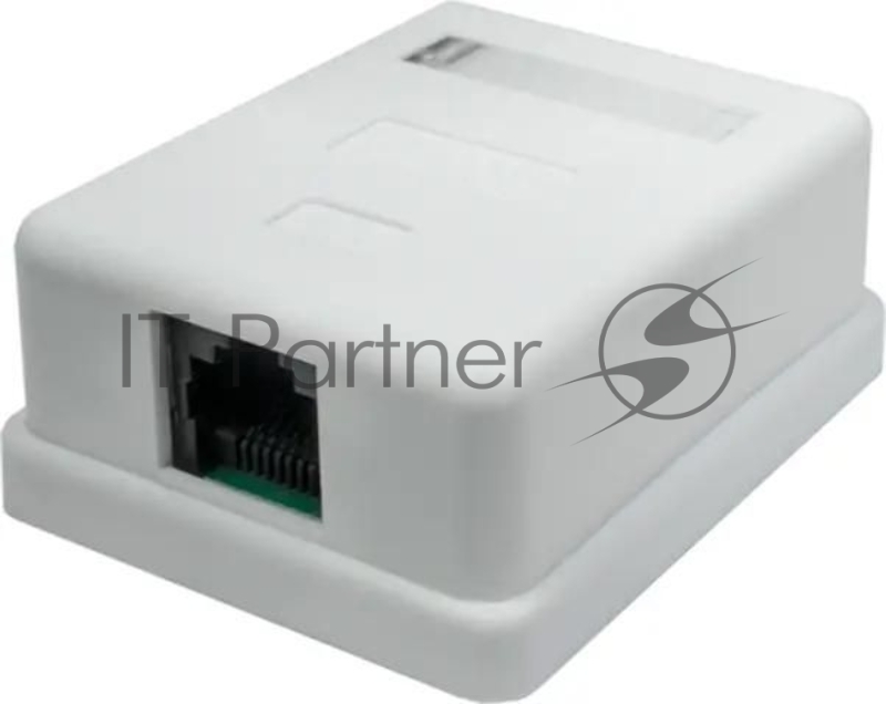 Розетка компьютерная Suprlan 10-0307-1, наклад. RJ45 1 кат.5E UTP