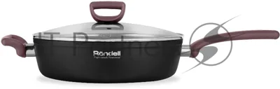 Сотейник Rondell Fest RDA-1526 d=28 см, (с крышкой) черный