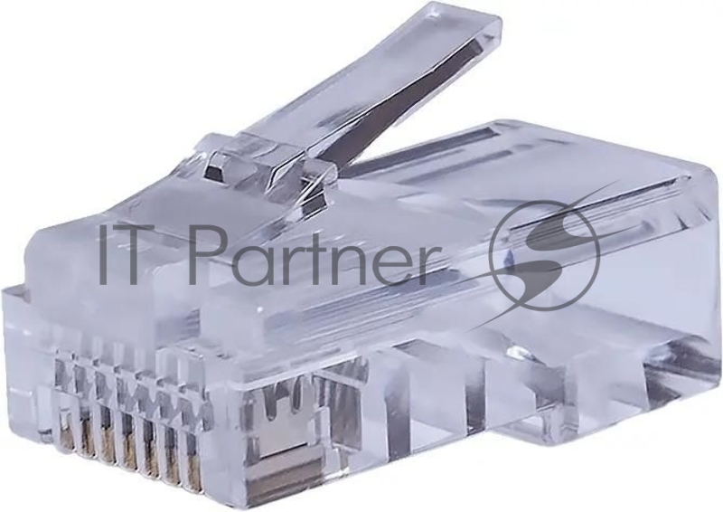 Коннектор Suprlan 10-0209-1, UTP cat.5e RJ45, прозрачный, 10шт