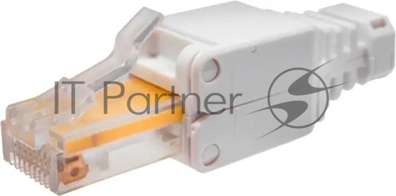 Коннектор Suprlan 10-0218-1, UTP cat.5e RJ45, с защитным колпачком, серый