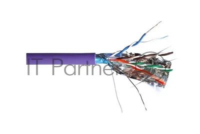 Кабель информационный Lanmaster TWT-5EFTP-NGLS cat.5e FTP 4 пары 24AWG нг(А)-LS внутренний 305м фиолетовый