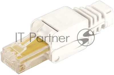 Коннектор Lanmaster полевой (LAN-TMP-S5E) FTP кат.5E RJ45 белый (упак.:1шт)