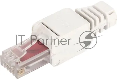 Коннектор Lanmaster LAN-TMP-S6A полевой RJ45 кат.6A STP бел. (упак.:1шт)