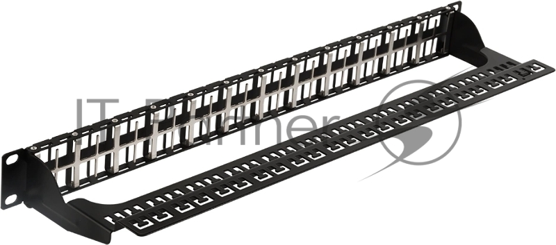 Патч-панель наборная Lanmaster LAN-PPC48OK-UTP 19" 1U 48xRJ45 UTP