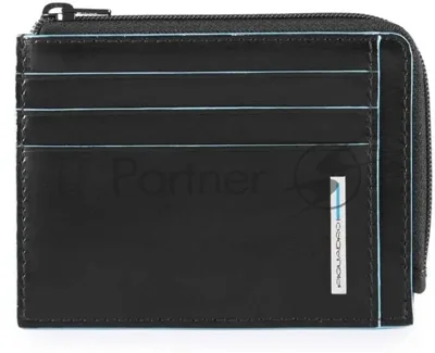 Чехол для кредитных карт Piquadro Blue Square PP4822B2R/N, натур.кожа, черный