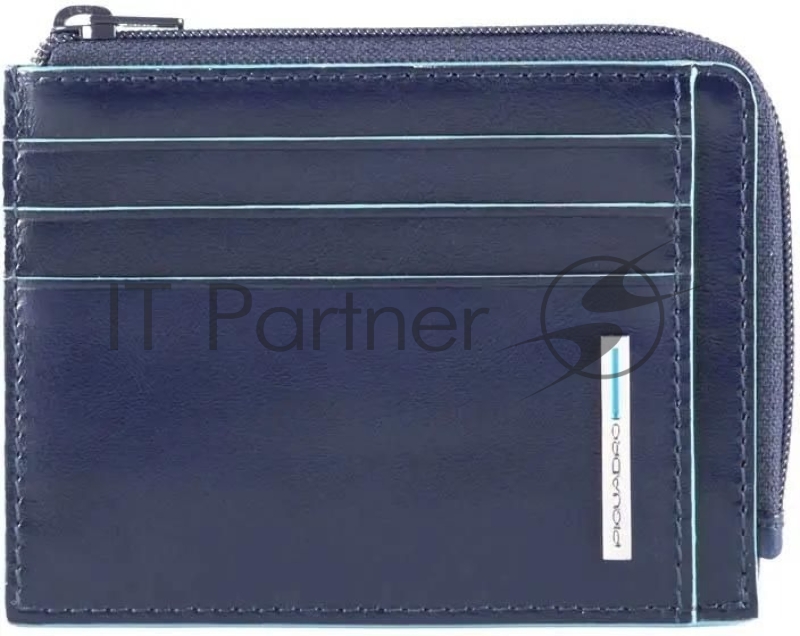 Чехол для кредитных карт Piquadro Blue Square PP4822B2R/BLU2. натур.кожа, синий