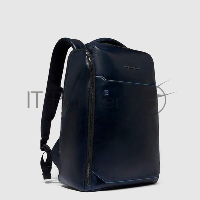 Рюкзак мужской Piquadro Blue Square CA6591B2/BLU2, кожа, темно-синий