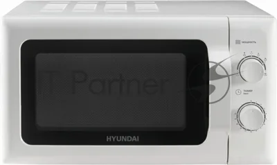 Микроволновая печь Hyundai HYM-M2051 белый, 20 л, 700 Вт, переключатели - поворотный механизм