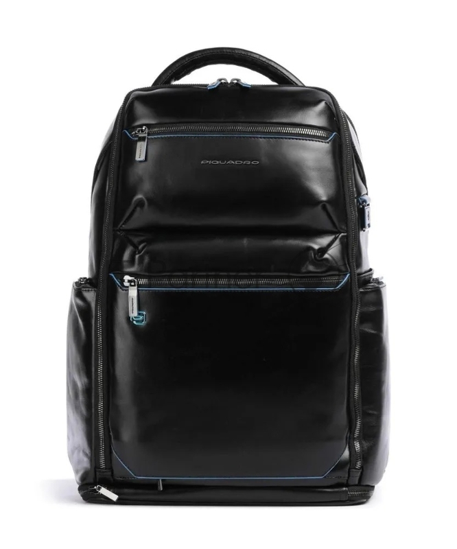Рюкзак мужской Piquadro Blue Square CA6592B2BM/N, кожа, черный