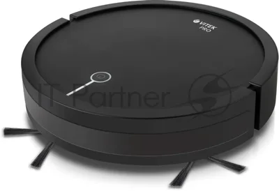 Робот-пылесос Vitek VT-1802 черный, 2200 мА·ч Li-Ion, уборка сухая, пылесборник контейнер 0.7 л