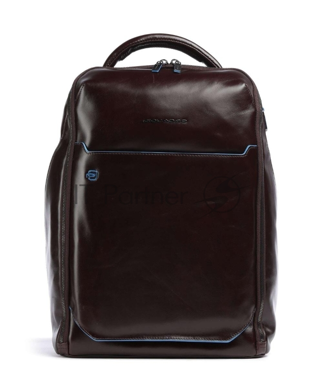 Рюкзак мужской Piquadro Blue Square CA6591B2/MO, кожа, красное дерево