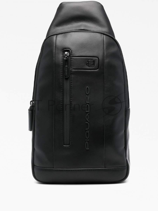 Рюкзак слинг мужской Piquadro Urban CA6540UB00/N, кожа, черный